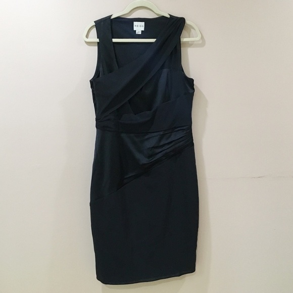 Reiss Dresses & Skirts - Reiss sheath dress asymmetrical black